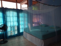 Blue room sleeping area