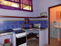 Lavender room kitchen
