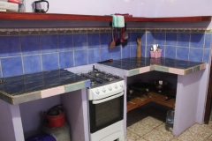 Kitchen in the lavender room