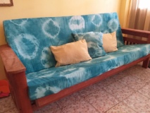 Yellow room sofa bed